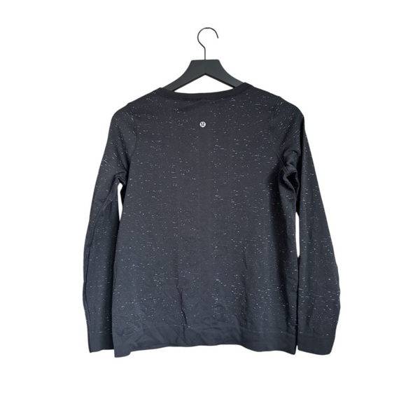 LULULEMON Swiftly Tech Long-Sleeve Relaxed Fit in Black + White - Picture 3 of 3